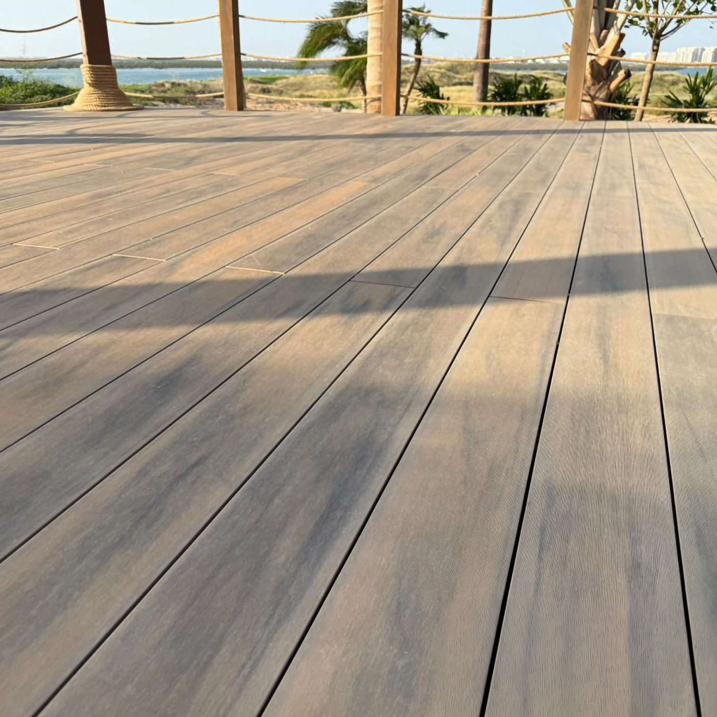 CDECK Composite Decking in the surroundings of Crowne Plaza & Radisson Blu Hotel, UAE