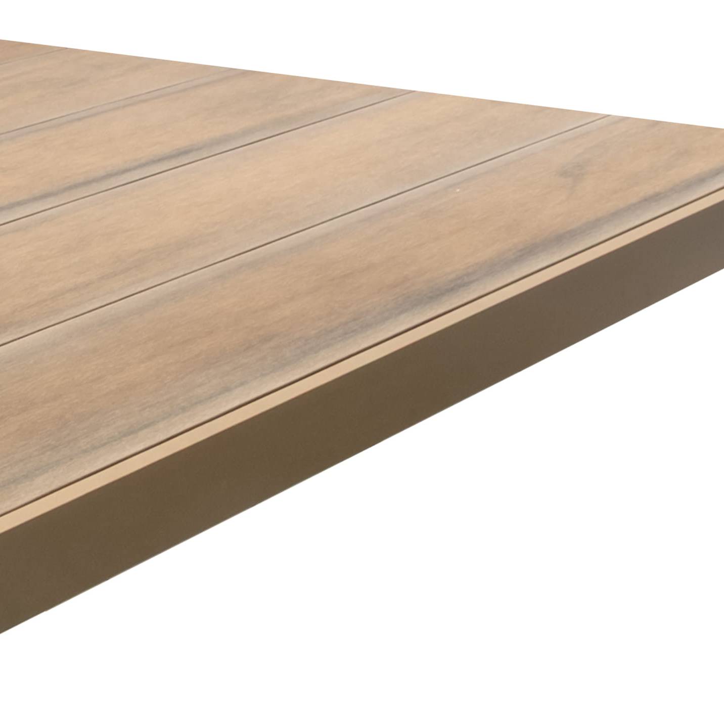 Deck Compósito CDECK WUUDE na cor Natural Beech com fecho 46mm