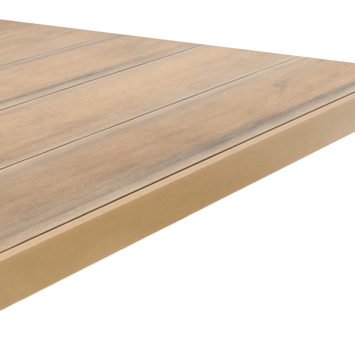 Deck Compósito CDECK WUUDE na cor Natural Beech com fecho 46mm