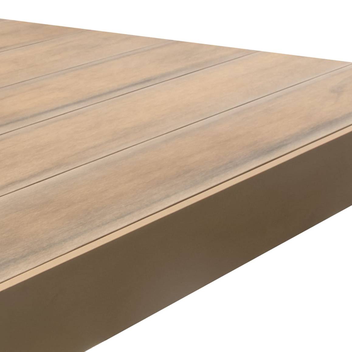 Deck Compósito CDECK WUUDE na cor Natural Beech com fecho 92mm