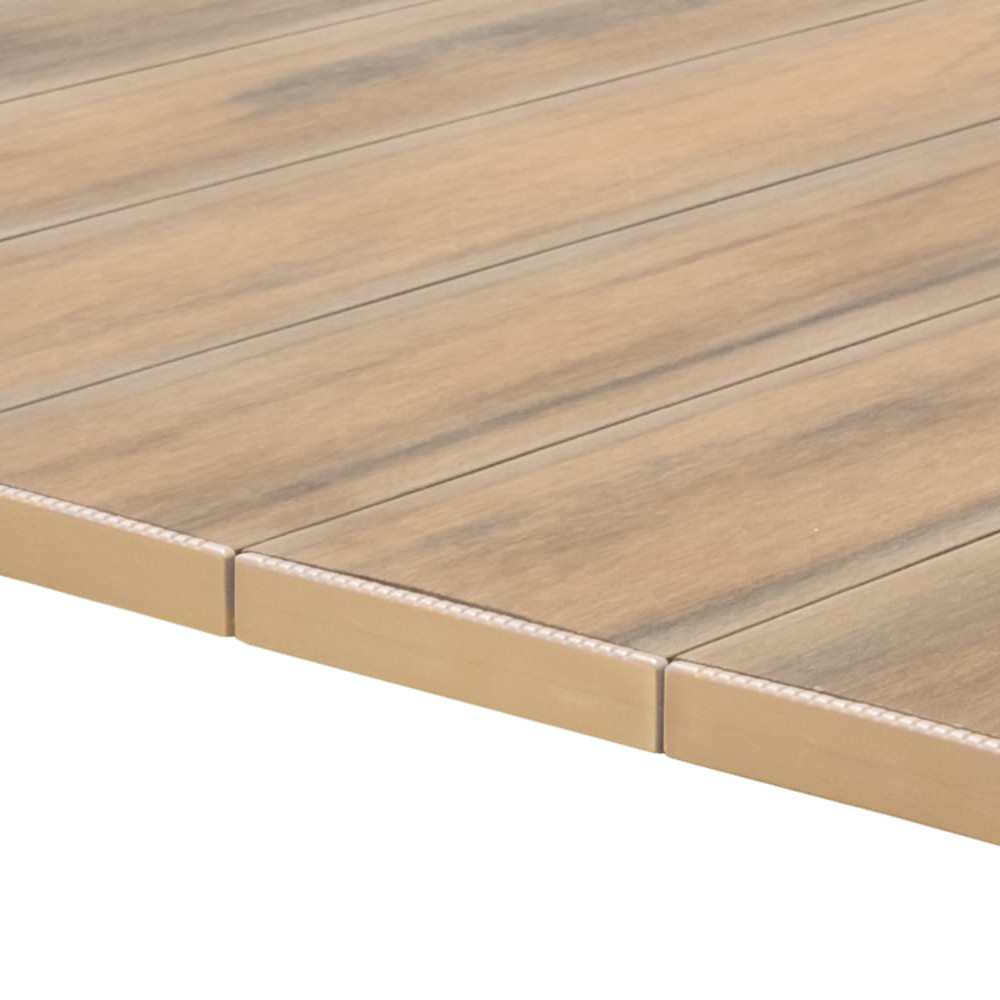 Deck Compósito CDECK WUUDE na cor Natural Beech com tampas