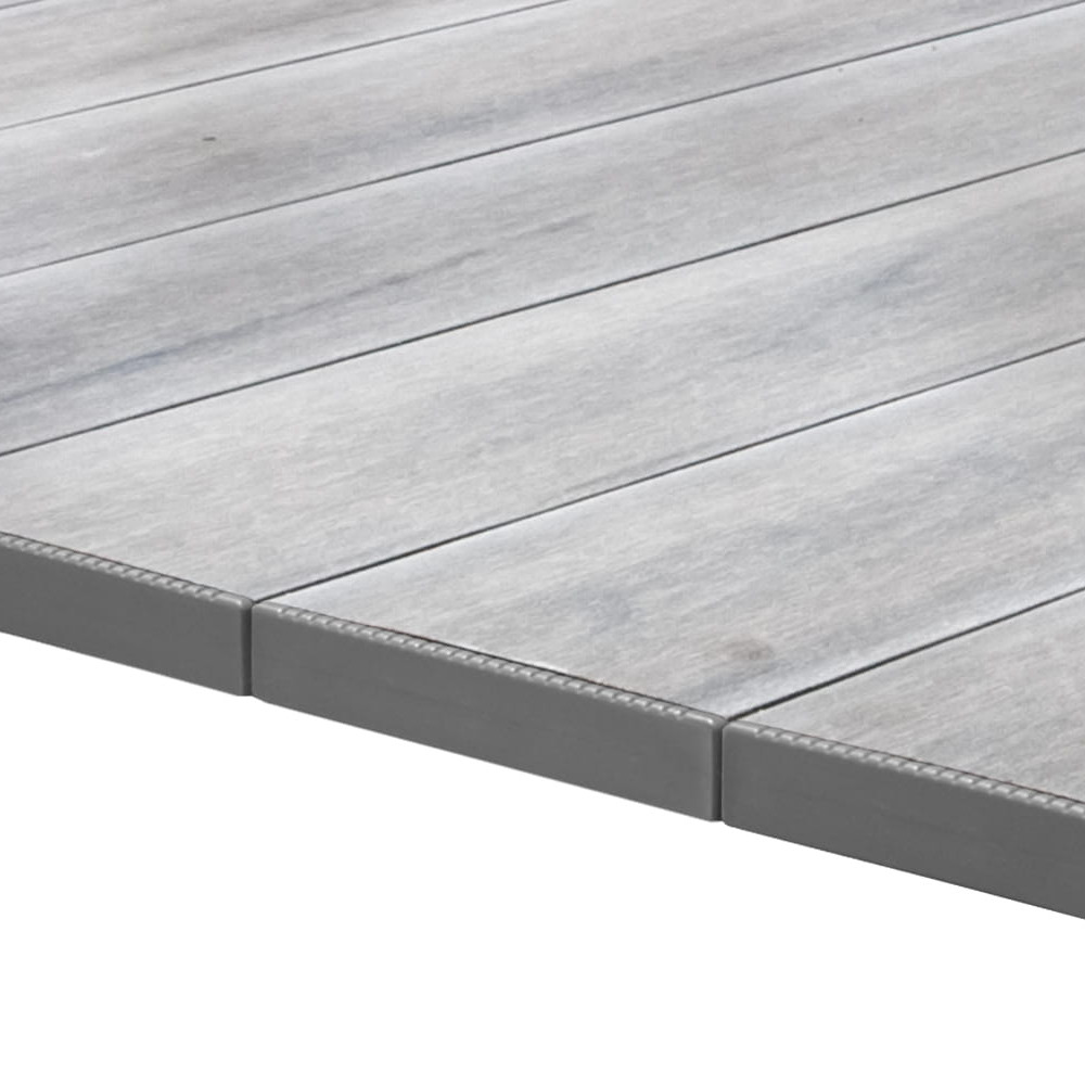 Deck Compósito CDECK WUUDE na cor Nordic Oak com tampas