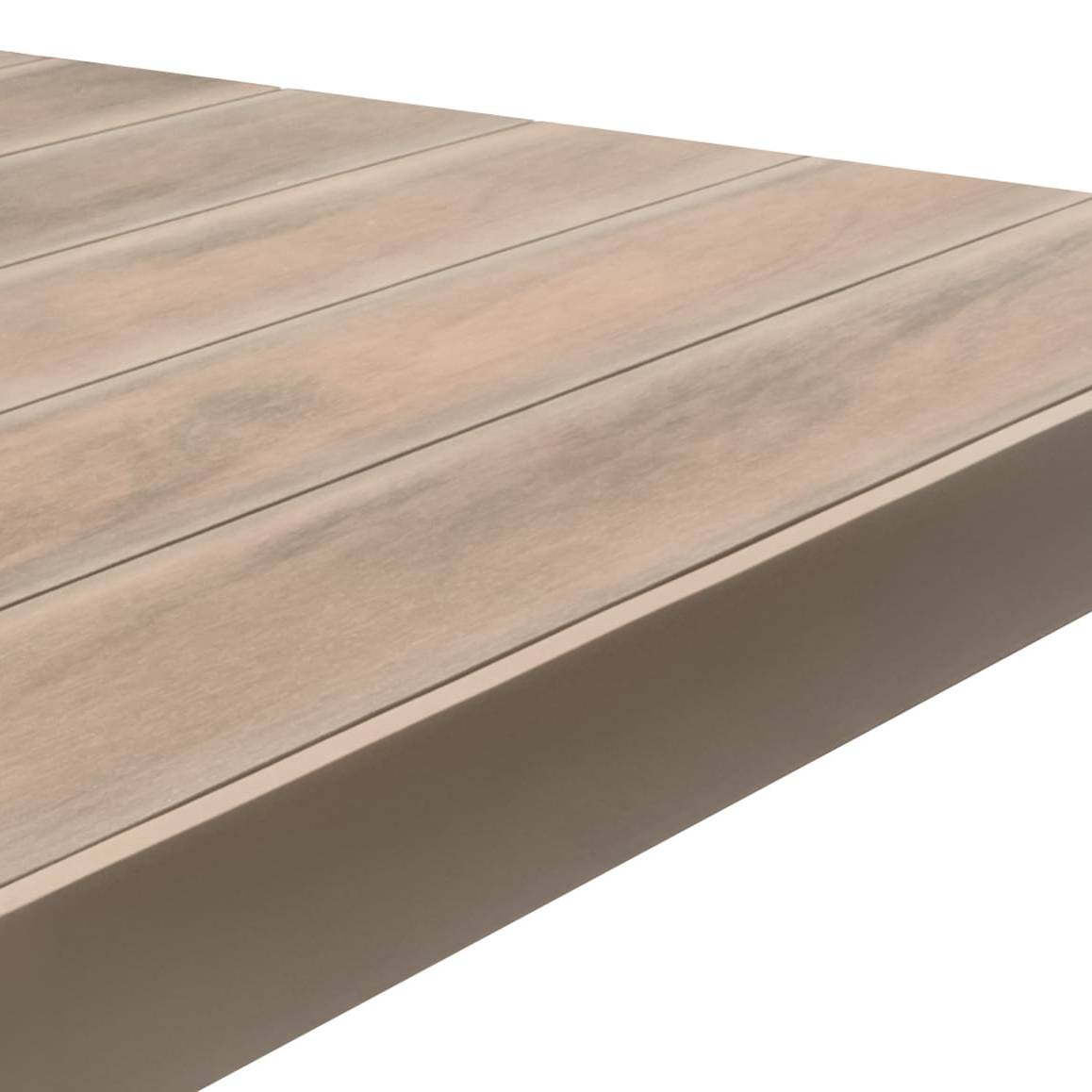 Deck Compósito CDECK WUUDE na cor Soft Oak xom fecho 92mm